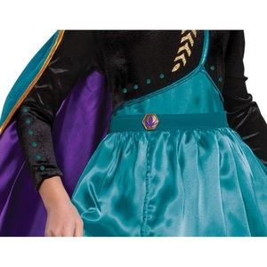 Disney Store Girls Frozen 2 Long Sleeve Dress Anna Costume Size 3